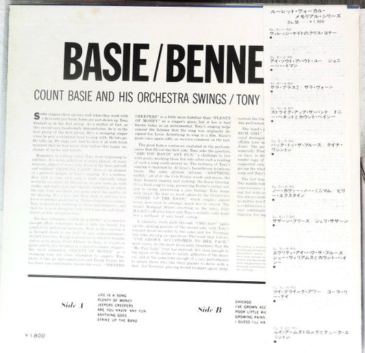 Count Basie - Count Basie Swings / Tony Bennett Sings (Vinyl, LP, Album, Stereo) Very Good Plus (VG+) / Very Good Plus (VG+)