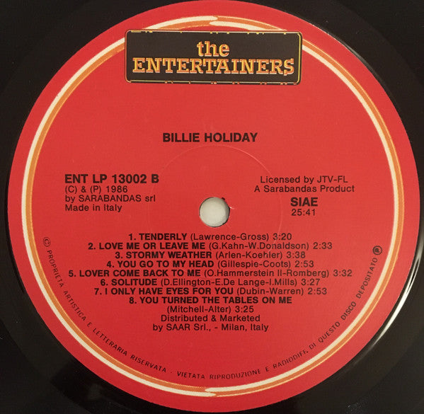 Billie Holiday - Billie Holiday (Vinyl, LP, Compilation) Very Good Plus (VG+) / Very Good Plus (VG+)