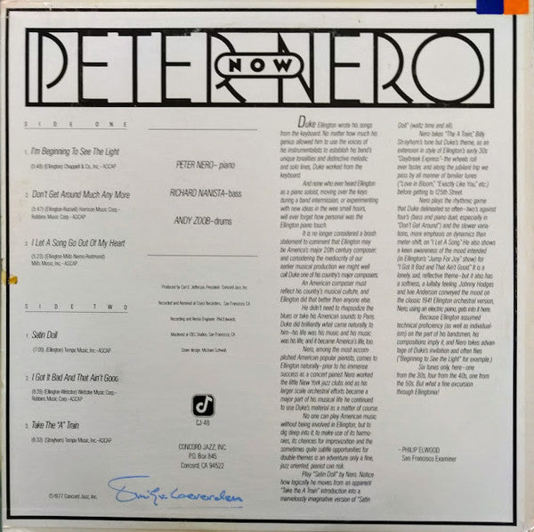 Peter Nero - Now (Vinyl, LP) Very Good Plus (VG+) / Very Good (VG)