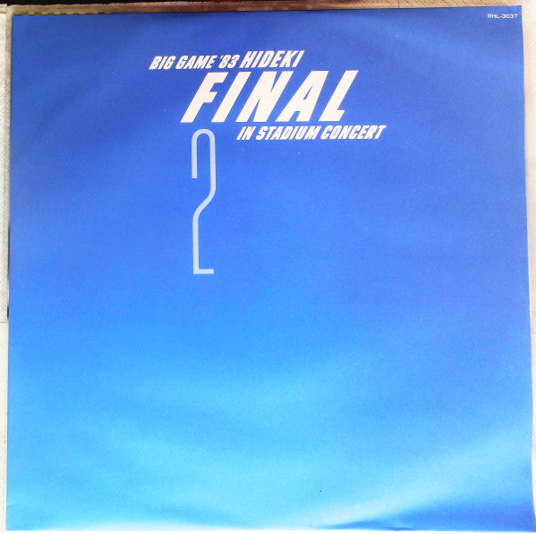 Hideki Saijo - Big Game '83 Hideki Final In Stadium Concert (3xVinyl, Box Set, LP, Album, Stereo) Very Good Plus (VG+) / Very Good (VG)