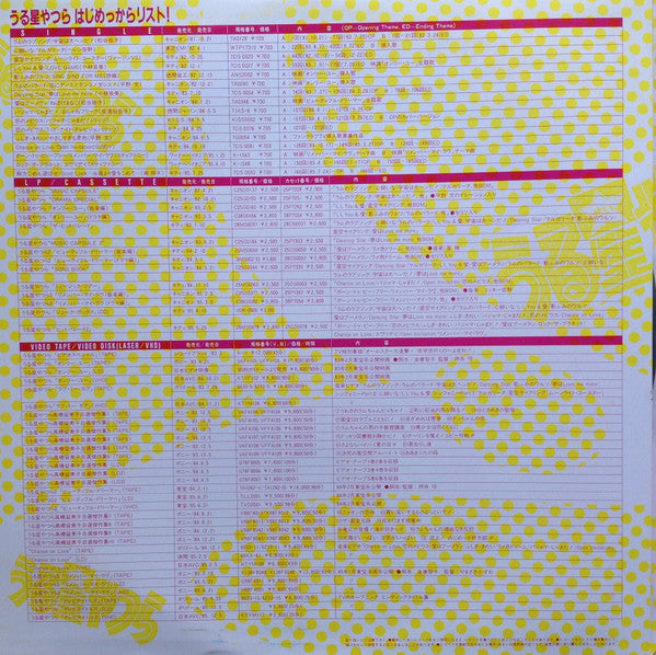 Various - うる星やつら Music File ~未発表TV・BGM集~ (3xVinyl, LP, Album, Promo) Very Good Plus (VG+) / Very Good (VG)