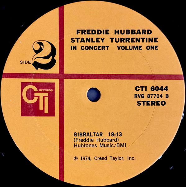 Freddie Hubbard - In Concert Volume One (Vinyl, LP, Album, Stereo) Very Good (VG) / Very Good (VG)