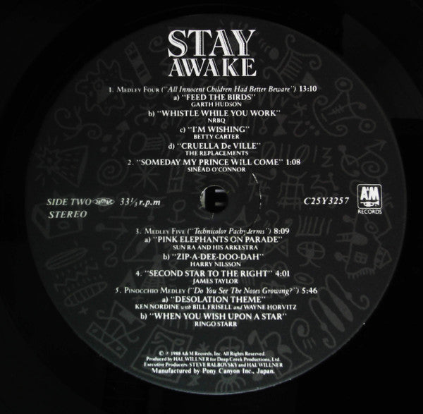 Various - Stay Awake (Various Interpretations Of Music From Vintage Disney Films) (Vinyl, LP, Album) Very Good Plus (VG+) / Very Good Plus (VG+)