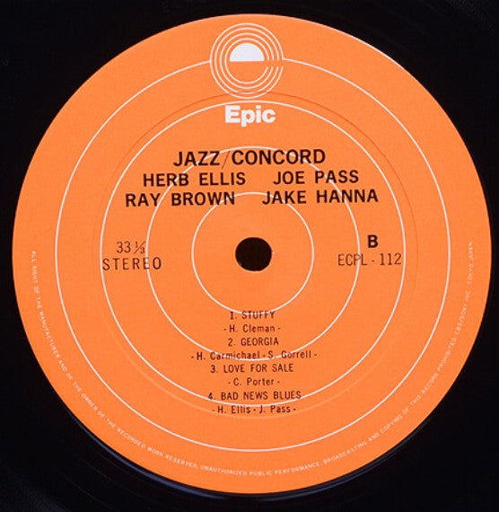 Herb Ellis - Jazz/Concord (Vinyl, LP, Album, Stereo)