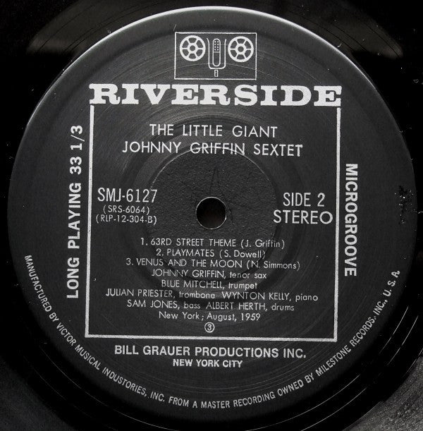 Johnny Griffin - The Little Giant (Vinyl, LP, Album, Repress, Stereo) Very Good Plus (VG+) / Very Good (VG)