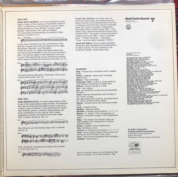 Ravi Shankar - A Morning Raga / An Evening Raga (Vinyl, LP, Album, Reissue) Good Plus (G+) / Very Good (VG)
