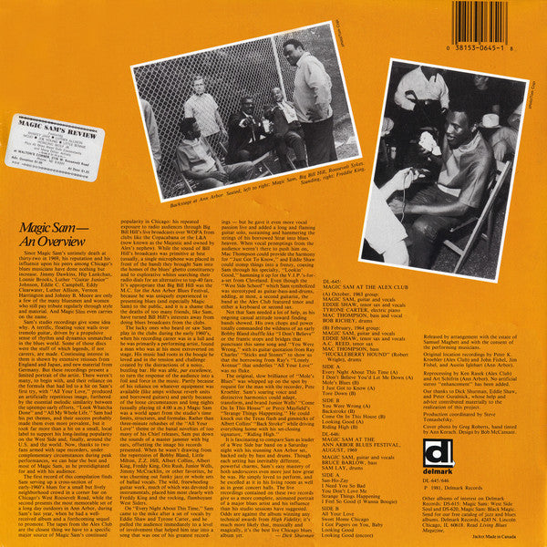 Magic Sam - Magic Sam Live (2xVinyl, LP, Album, Repress) Very Good Plus (VG+) / Very Good Plus (VG+)