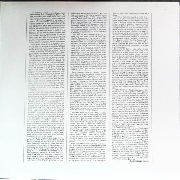Eric Clapton - History Of Eric Clapton (2xVinyl, LP, Compilation, Reissue) Very Good Plus (VG+) / Very Good Plus (VG+)