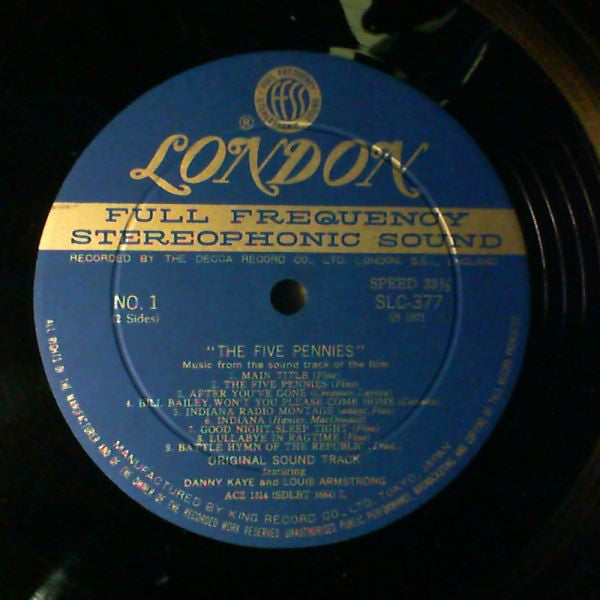 Danny Kaye (2) - The Five Pennies (Vinyl, LP, Album)