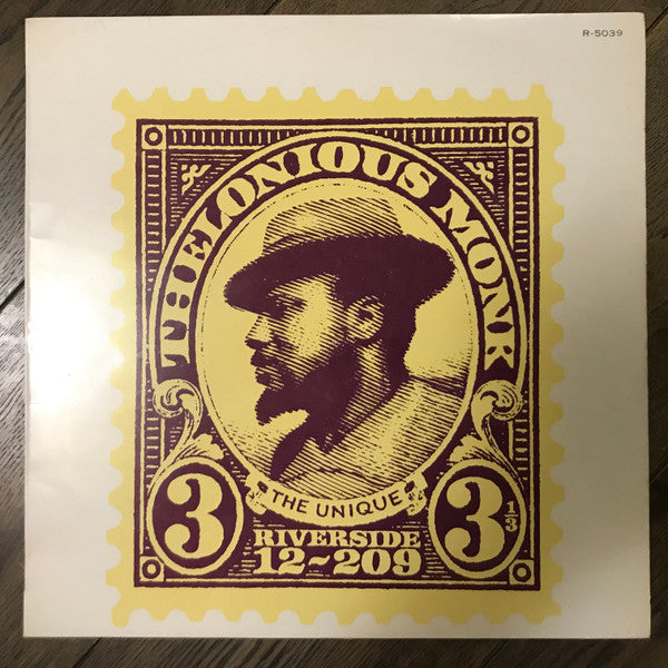 Thelonious Monk - The Unique Thelonious Monk (Vinyl, LP, Album, Mono) Very Good Plus (VG+) / Very Good (VG)