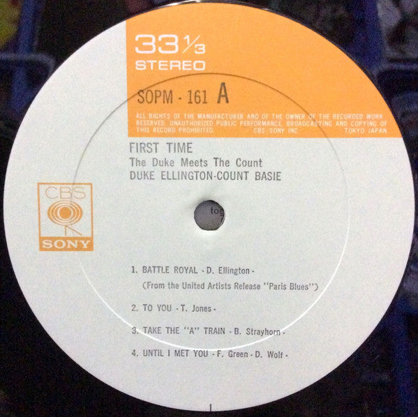 Duke Ellington - First Time. The Duke Meets The Count (Vinyl, LP, A...