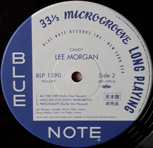 Lee Morgan - Candy (Vinyl, LP, Album, Reissue, Mono) Near Mint (NM or M-) / Near Mint (NM or M-)