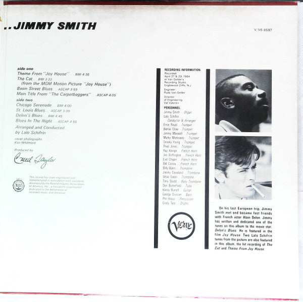 Jimmy Smith - The Cat (Vinyl, LP, Album, Repress)