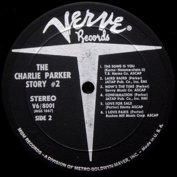 Charlie Parker - The Charlie Parker Story #2 (Vinyl, LP, Album, Compilation, Reissue, Stereo) Very Good (VG) / Very Good (VG)
