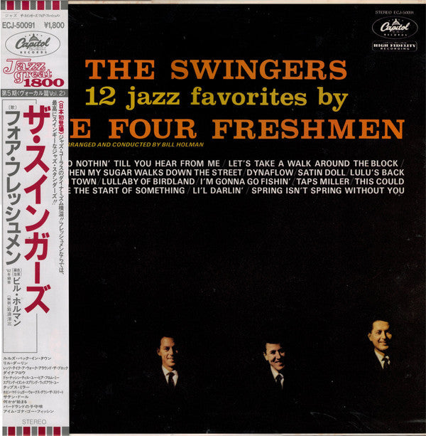 The Four Freshmen - The Swingers (Vinyl, LP, Album, Reissue, Stereo) Very Good Plus (VG+) / Very Good (VG)