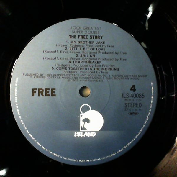 Free - The Free Story (Vinyl, LP, Compilation, Reissue)