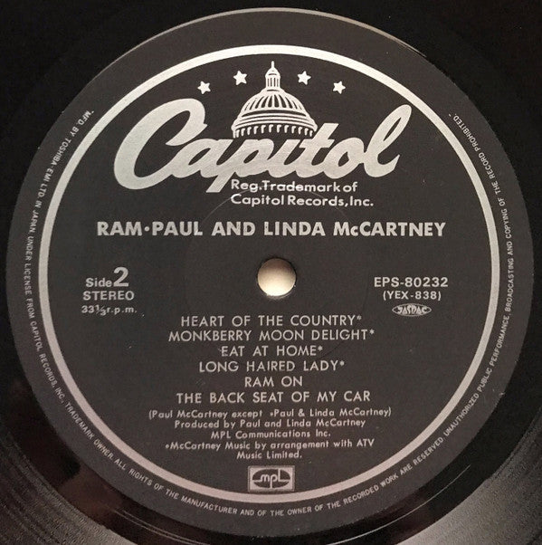 Paul & Linda McCartney - Ram = ラム (Vinyl, LP, Album, Reissue)