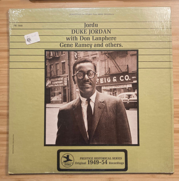 Duke Jordan - Jordu (Vinyl, LP, Compilation) Very Good Plus (VG+) / Very Good Plus (VG+)