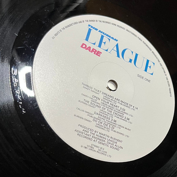 The Human League - Dare (Vinyl, LP, Album) Good Plus (G+) / Good Plus (G+)