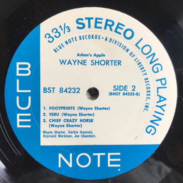 Wayne Shorter - Adam's Apple (Vinyl, LP, Album, Stereo) Good Plus (G+) / Poor (P)
