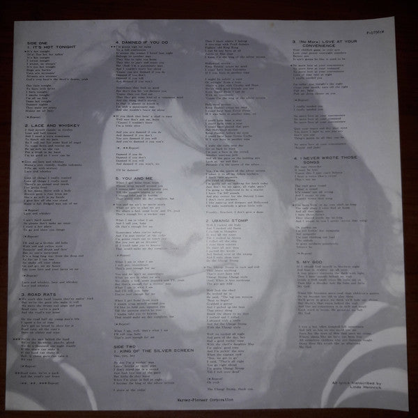 Alice Cooper (2) - Lace And Whiskey (Vinyl, LP, Album)