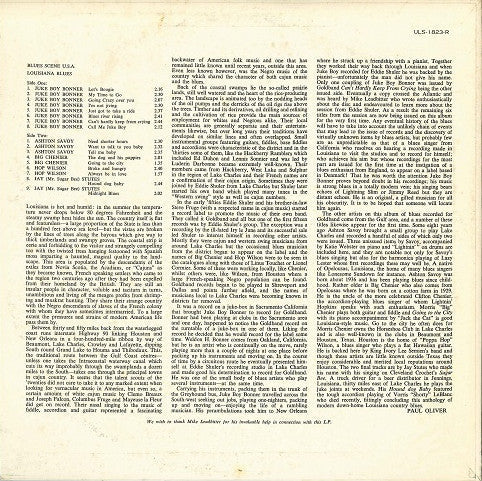 Various - The Louisiana Blues (Vinyl, LP, Compilation) Very Good (VG) / Very Good (VG)