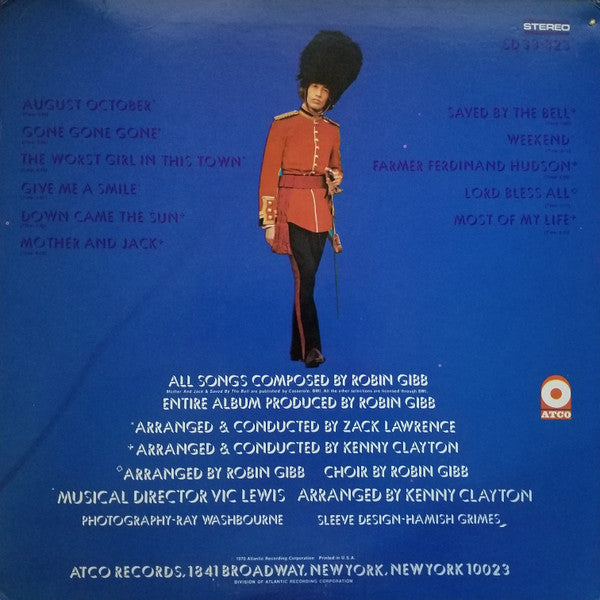Robin Gibb - Robin's Reign (Vinyl, LP, Album) Very Good Plus (VG+) / Very Good (VG)