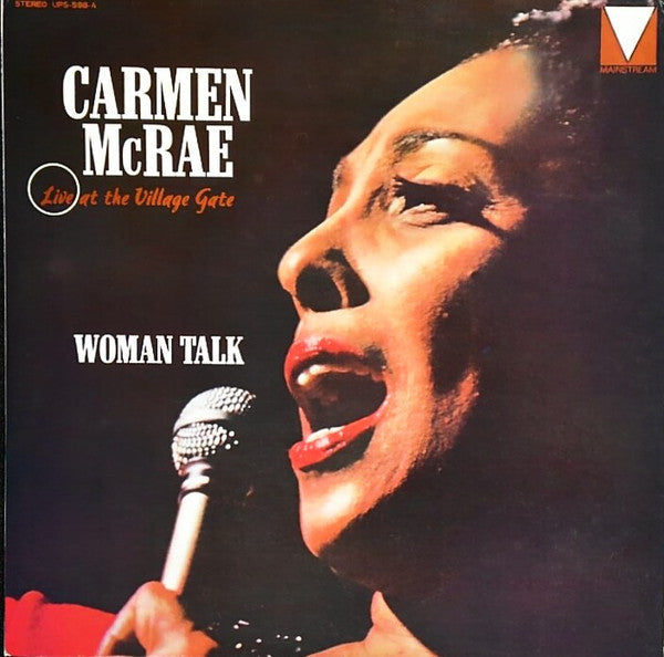 Carmen McRae - Woman Talk (Live At The Village Gate) (Vinyl, LP, Album, Reissue, Stereo) Very Good Plus (VG+) / Very Good Plus (VG+)