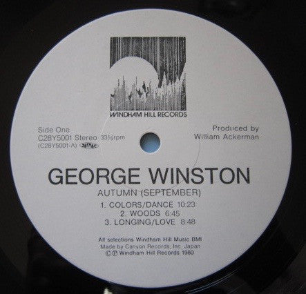 George Winston - Autumn (Vinyl, LP, Album, Reissue)