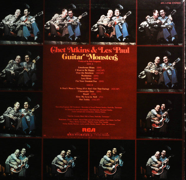 Chet Atkins - Guitar Monsters (Vinyl, LP) Very Good Plus (VG+) / Very Good Plus (VG+)