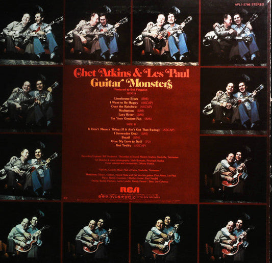 Chet Atkins - Guitar Monsters (Vinyl, LP) Very Good Plus (VG+) / Very Good Plus (VG+)
