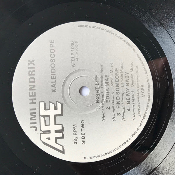 Jimi Hendrix - Kaleidoscope (Vinyl, LP) Very Good Plus (VG+) / Very Good (VG)
