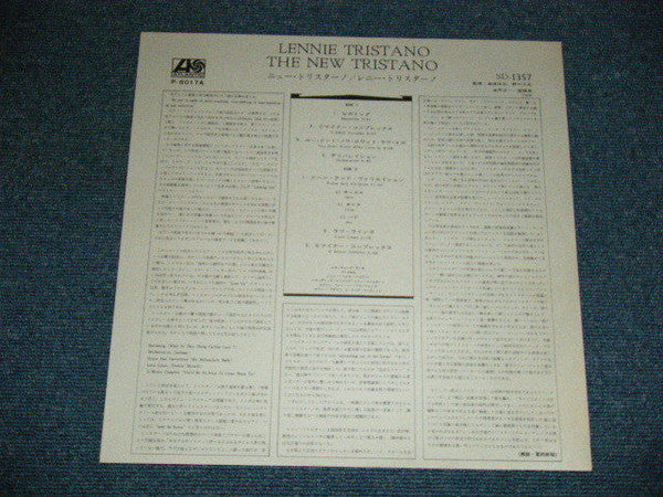 Lennie Tristano - The New Tristano (Vinyl, LP, Album, Promo, Mono) Very Good (VG) / Very Good (VG)