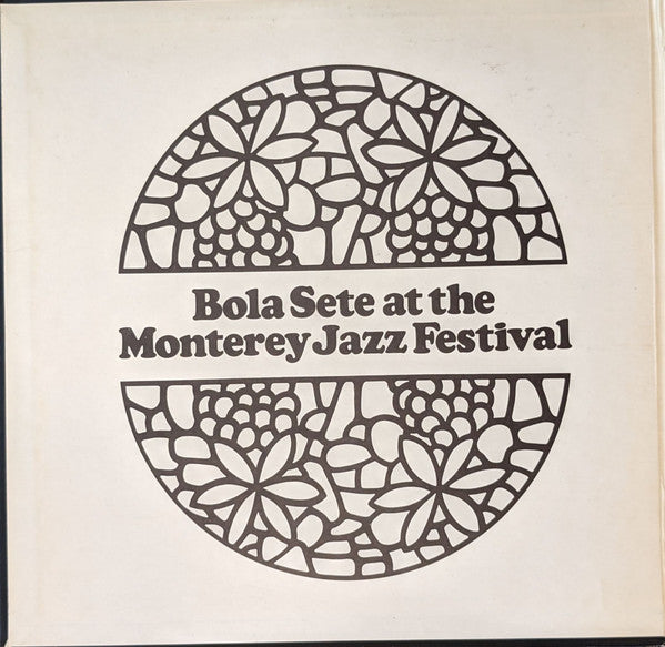 Bola Sete - Bola Sete At The Monterey Jazz Festival (Vinyl, LP, Album, Stereo) Good Plus (G+) / Good Plus (G+)