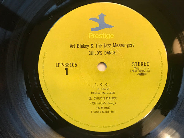 Art Blakey & The Jazz Messengers - Child's Dance (Vinyl, LP, Album, Stereo) Very Good Plus (VG+) / Very Good Plus (VG+)