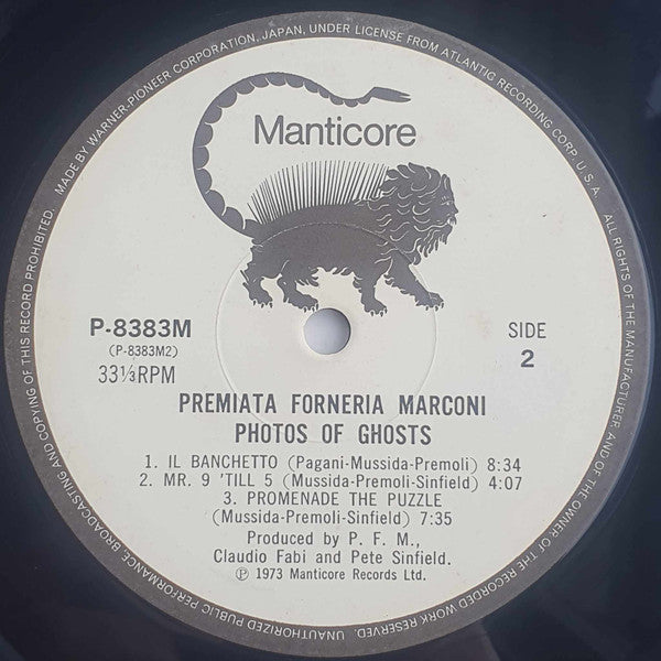 Premiata Forneria Marconi - Photos Of Ghosts (Vinyl, LP, Album)