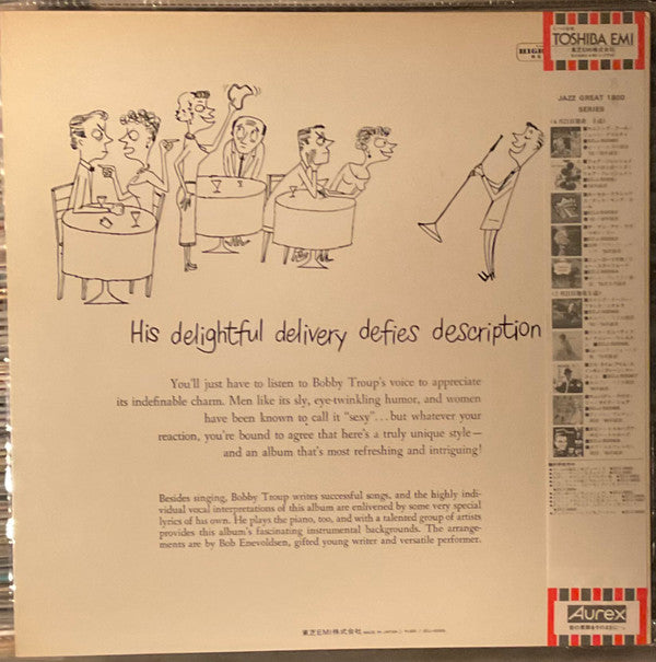 Bobby Troup - Bobby Troup! (Vinyl, LP, Album, Reissue, Mono) Very Good Plus (VG+) / Good Plus (G+)