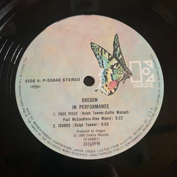 Oregon - In Performance (2xVinyl, LP, Album) Very Good Plus (VG+) / Very Good Plus (VG+)