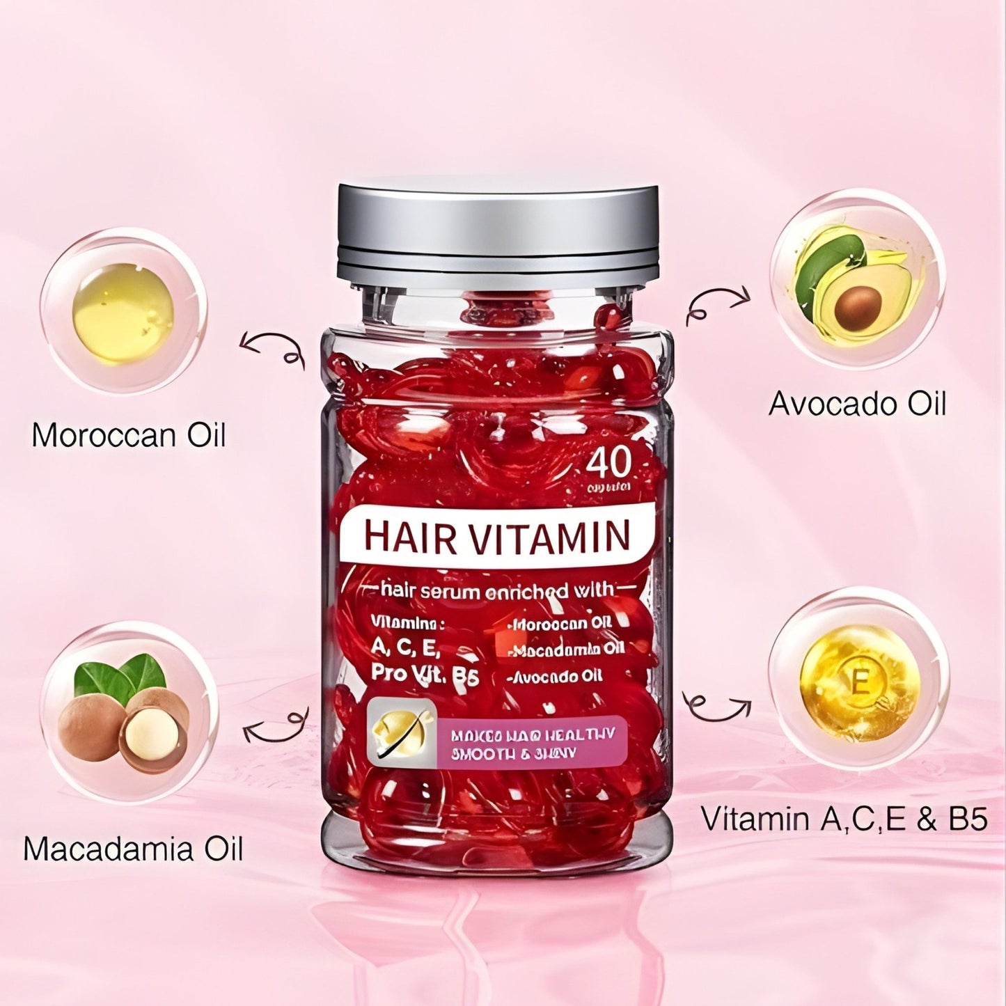PureGlow Hair Elixir - Complete Inside-Out Hair Care