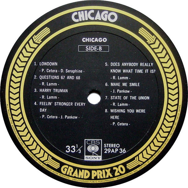 Chicago (2) - Grand Prix 20 (Vinyl, LP, Compilation)