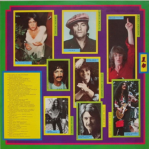 Jefferson Starship - Spitfire (Vinyl, LP, Album) Very Good Plus (VG+) / Very Good Plus (VG+)
