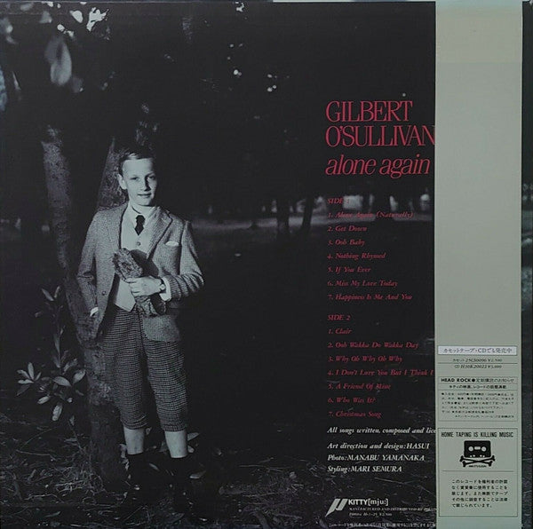 Gilbert O'Sullivan - Alone Again (Vinyl, LP, Compilation, Stereo)