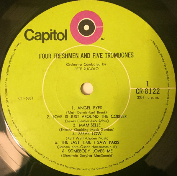 The Four Freshmen - Four Freshmen And 5 Trombones (Vinyl, LP, Album, Mono) Very Good Plus (VG+) / Very Good Plus (VG+)