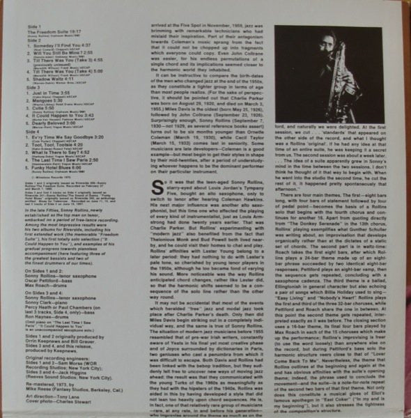 Sonny Rollins - The Freedom Suite Plus (Vinyl, Vinyl, All Media, LP...