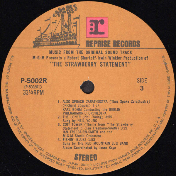 Various - The Strawberry Statement (Vinyl, LP, Repress)