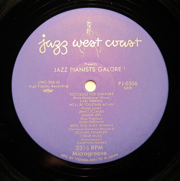 Various - Jazz Pianists Galore (Vinyl, LP)