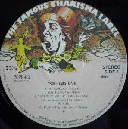 Genesis - Live (Vinyl, LP, Album, Reissue) Very Good (VG) / Very Good (VG)