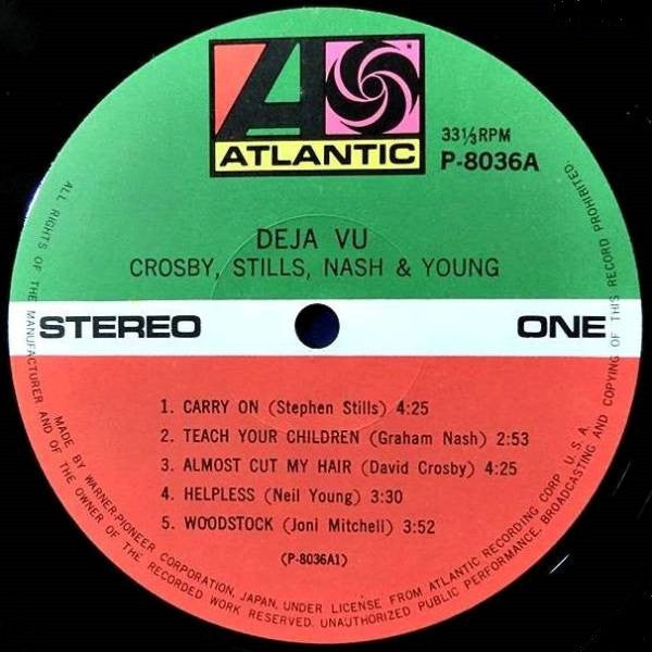 Crosby, Stills, Nash & Young - Déjà Vu (Vinyl, LP, Album, Reissue)