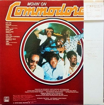 Commodores - Movin' On (Vinyl, LP, Album) Very Good Plus (VG+) / Good Plus (G+)