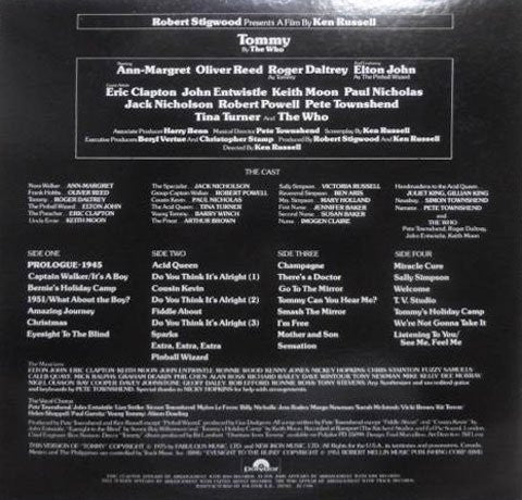 Various - Tommy (Original Soundtrack Recording) (2xVinyl, LP, Album) Very Good Plus (VG+) / Good Plus (G+)